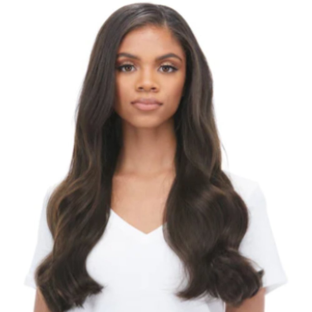 BELLAMI Silk Seam 140g 16" Dark Brown Clip In Hair Extensions